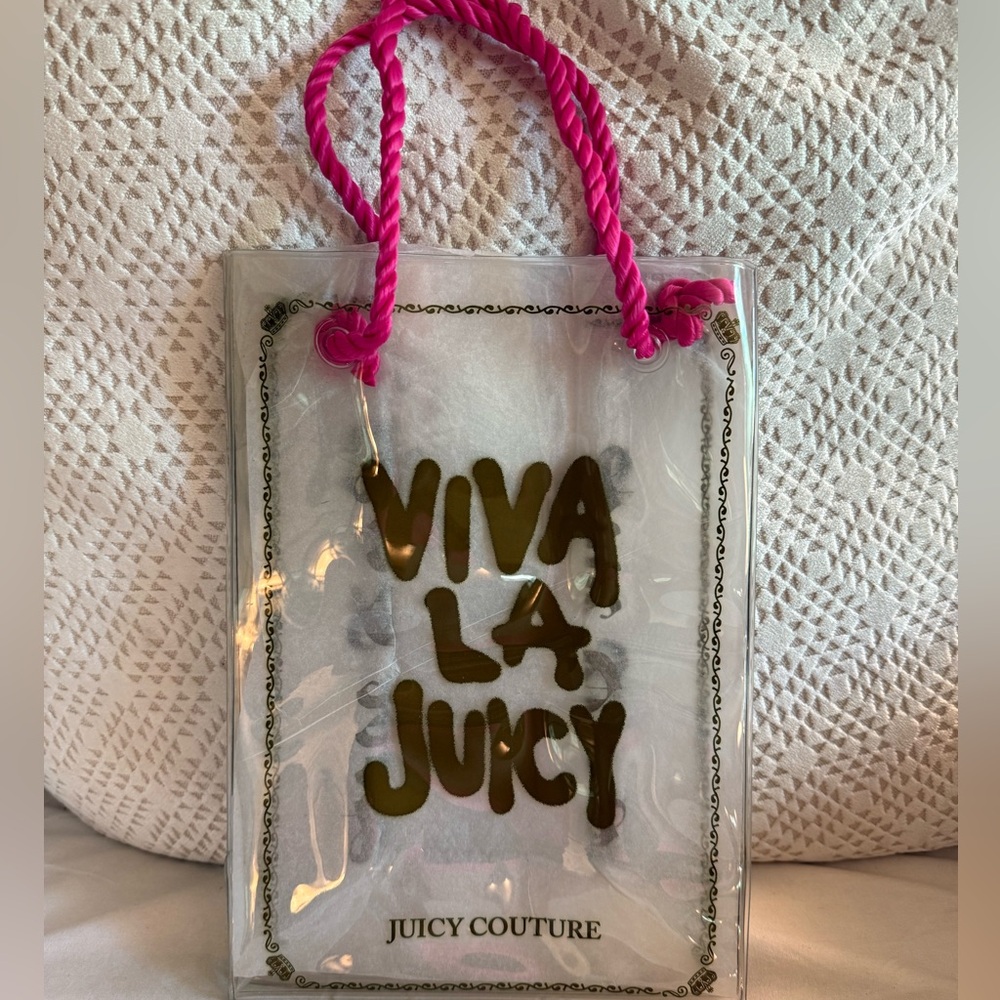 Brand New JUICY COUTURE Clear Handbag Tote